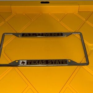 Texas State Alumni License Plate Frame